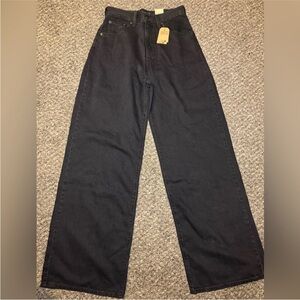 Levi's Black Cinch Baggy Wide Leg Jeans